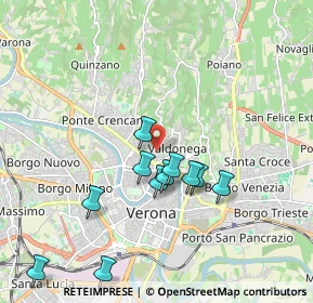 Mappa Via Don Giuseppe Baldo, 37128 Verona VR, Italia (1.82091)