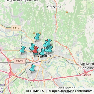 Mappa Via Teano, 37128 Verona VR, Italia (2.53083)