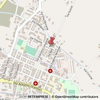 Mappa Via Belli, 11, 35010 Cadoneghe, Padova (Veneto)
