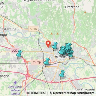 Mappa Via Luigi Galvani, 37135 Verona VR, Italia (3.59167)