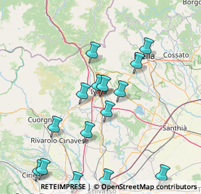 Mappa Via Piero Gobetti, 10015 Ivrea TO, Italia (17.114)