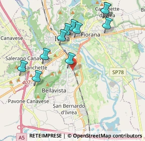 Mappa Via dell'About, 10015 Ivrea TO, Italia (2.07545)