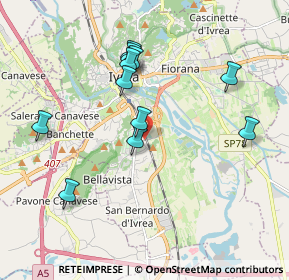 Mappa Via dell'About, 10015 Ivrea TO, Italia (1.83455)