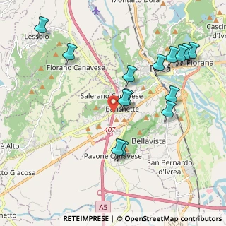 Mappa A5 Torino - Aosta, 10010 Banchette TO, Italia (2.17286)