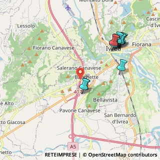 Mappa A5 Torino - Aosta, 10010 Banchette TO, Italia (2.14273)