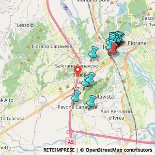 Mappa A5 Torino - Aosta, 10010 Banchette TO, Italia (2.1225)