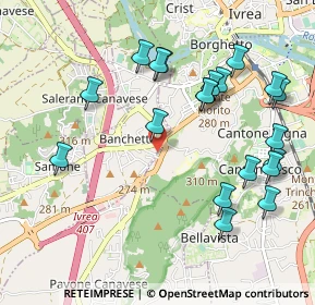 Mappa Via Pavone, 10015 Ivrea TO, Italia (1.099)