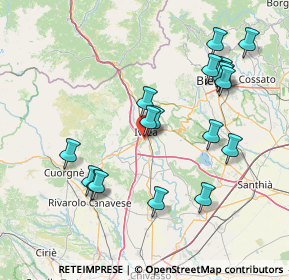 Mappa Villa Girelli, 10015 Ivrea TO, Italia (15.97556)