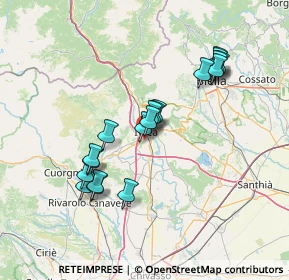 Mappa Villa Girelli, 10015 Ivrea TO, Italia (12.84263)