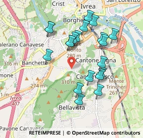 Mappa Villa Girelli, 10015 Ivrea TO, Italia (0.8835)