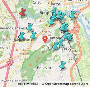 Mappa Villa Girelli, 10015 Ivrea TO, Italia (0.9815)