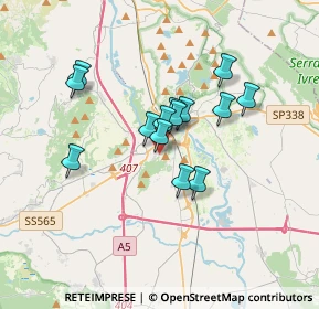 Mappa Villa Girelli, 10015 Ivrea TO, Italia (2.63214)