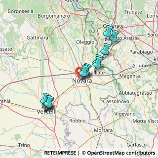Mappa Via Santa Rita da Cascia, 28100 Novara NO, Italia (13.53538)