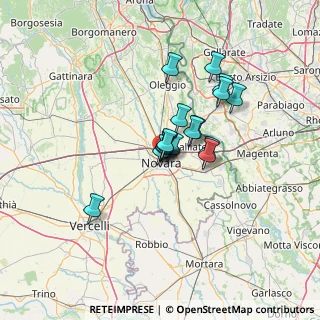 Mappa Via G. Battista Paletta, 28100 Novara NO, Italia (8.95294)