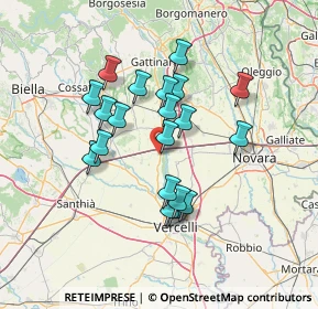 Mappa Via Umberto 1 N, 28060 Recetto NO, Italia (11.739)