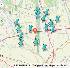 Mappa Via Umberto 1 N, 13030 Greggio VC, Italia (7.33188)