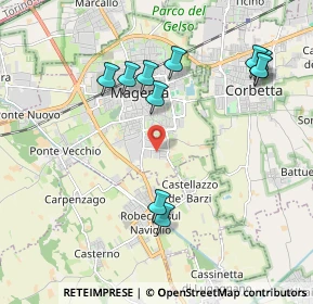Mappa Via Murri, 20013 Magenta MI, Italia (2.11455)