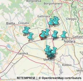 Mappa SP 58, 13030 Albano Vercellese VC (11.269)