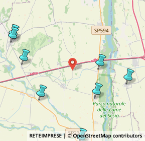 Mappa SP 58, 13030 Albano Vercellese VC (6.55364)