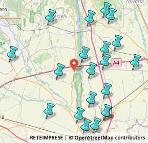 Mappa P.za Roma, 13030 Greggio VC, Italia (9.7165)