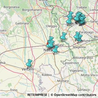 Mappa Via Lodovico Bertona, 28100 Novara NO, Italia (19.20526)