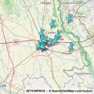 Mappa Via Cristoforo Colombo, 28100 Novara NO, Italia (4.2675)