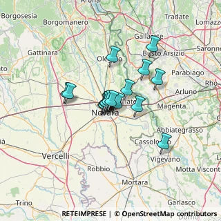 Mappa Via Cristoforo Colombo, 28100 Novara NO, Italia (8.69875)