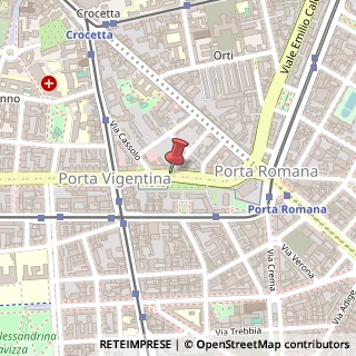 Mappa Viale Angelo Filippetti,  27, 20122 Milano, Milano (Lombardia)