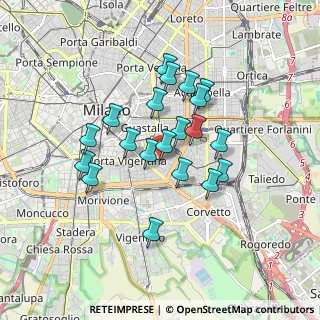 Mappa Via Tiraboschi Gerolamo, 20135 Milano MI, Italia (1.44)