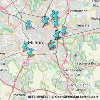 Mappa Via Emilio Faà di Bruno, 20137 Milano MI, Italia (3.53364)