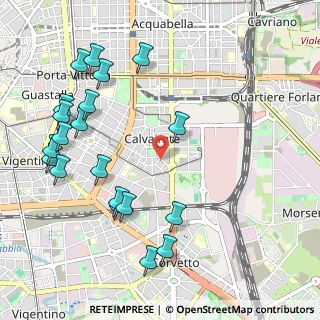 Mappa Via Emilio Faà di Bruno, 20137 Milano MI, Italia (1.2395)