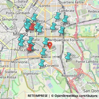 Mappa Via Emilio Faà di Bruno, 20137 Milano MI, Italia (1.9925)