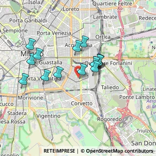 Mappa Via Emilio Faà di Bruno, 20137 Milano MI, Italia (1.55533)