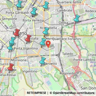 Mappa Via Emilio Faà di Bruno, 20137 Milano MI, Italia (2.80077)