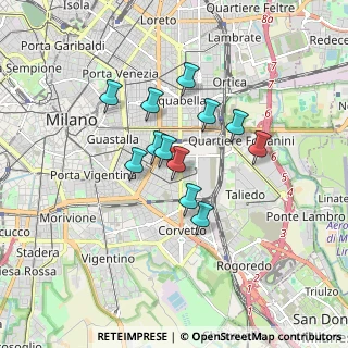 Mappa Via Emilio Faà di Bruno, 20137 Milano MI, Italia (1.28083)