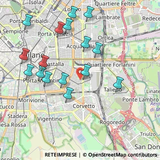 Mappa Via Emilio Faà di Bruno, 20137 Milano MI, Italia (2.21938)