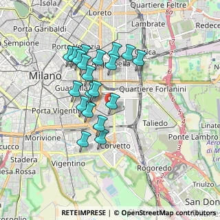 Mappa Via Emilio Faà di Bruno, 20137 Milano MI, Italia (1.532)