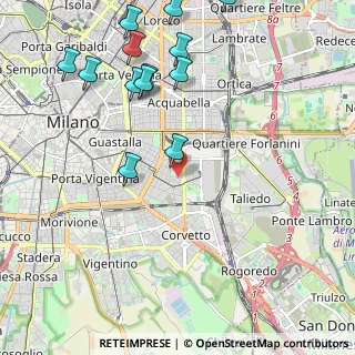 Mappa Via Emilio Faà di Bruno, 20137 Milano MI, Italia (2.57923)