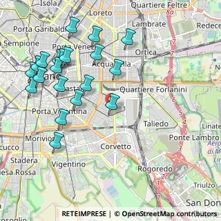 Mappa Via Emilio Faà di Bruno, 20137 Milano MI, Italia (2.356)