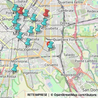 Mappa Via Emilio Faà di Bruno, 20137 Milano MI, Italia (2.79867)