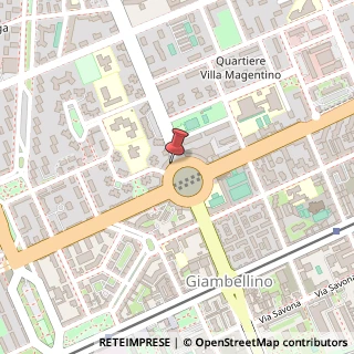 Mappa Ang. Via Bartolomeo D'alviano, 1, 20146 Milano, Milano (Lombardia)