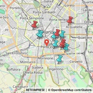 Mappa Via Santa Lucia 7 Ingresso su, 20122 Milano MI, Italia (1.43667)