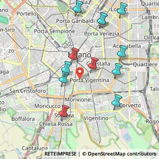 Mappa Via Santa Lucia 7 Ingresso su, 20122 Milano MI, Italia (2.16667)