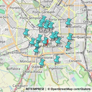 Mappa Via Santa Lucia 7 Ingresso su, 20122 Milano MI, Italia (1.48737)