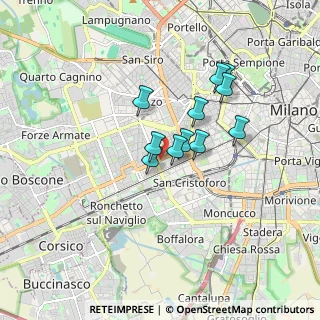 Mappa Via Lorenteggio, 20146 Milano MI, Italia (1.26727)