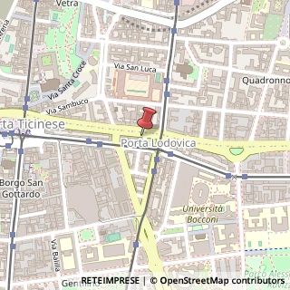 Mappa Piazzale di Porta Lodovica, 2, 20136 Milano, Milano (Lombardia)