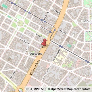Mappa Viale Umbria,  41, 20135 Milano, Milano (Lombardia)