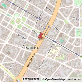 Mappa Viale Umbria,  45, 20135 Milano, Milano (Lombardia)