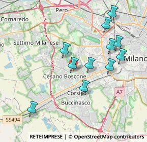 Mappa Via Luigi Mengoni, 20152 Milano MI, Italia (3.83818)