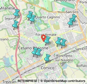 Mappa Via Luigi Mengoni, 20152 Milano MI, Italia (2.04167)